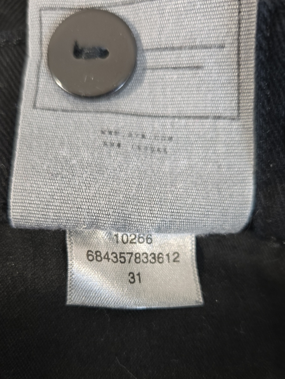AYR The Special Sauce Black Straight Leg Jeans Made in USA Size 31 - Picture 6 of 8